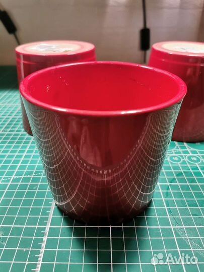 Кашпо для цветов керамическое, 4 штуки