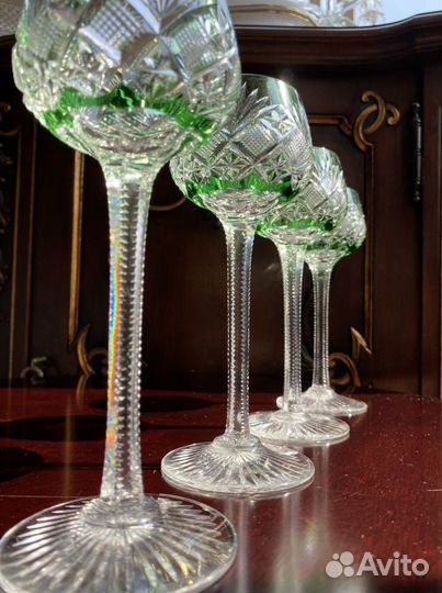 Saint Louis фужер бокал цветной хрусталь Baccarat