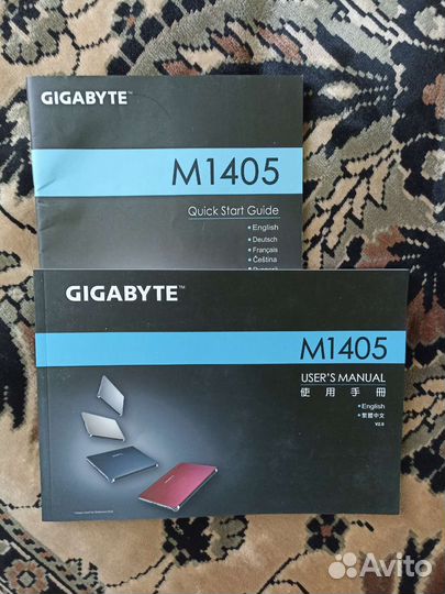 Ноутбук gigabyte M1405