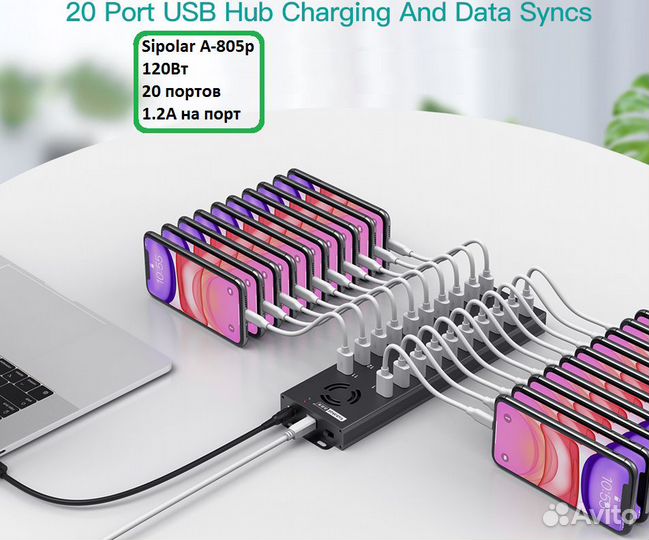 Новый Orico hub промышленный хаб 20 usb порт