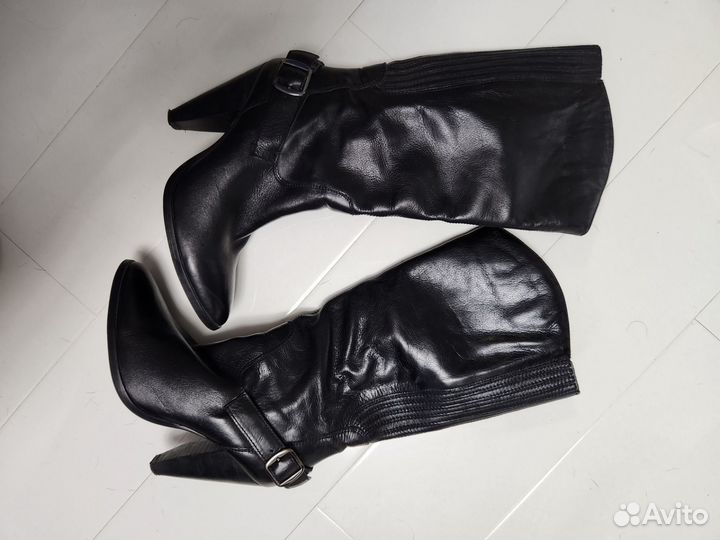 Сапоги натуральная кожа 39