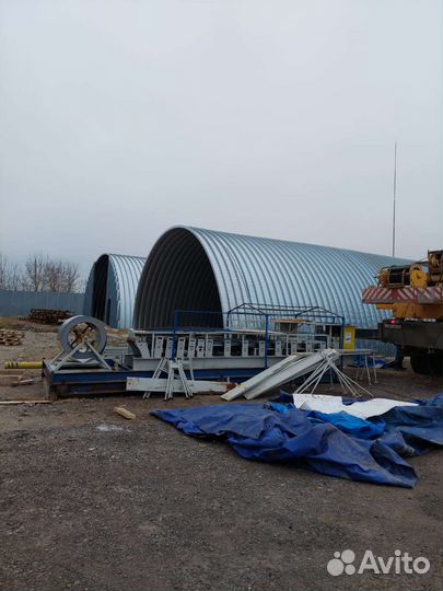 Аренда строительство бескаркасных ангаров