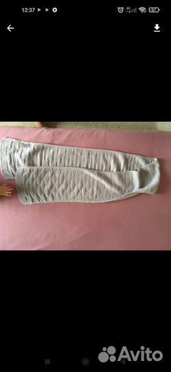 Шарф шерстяной длинный