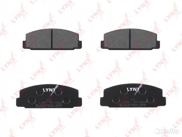 Колодки тормозные дисковые зад