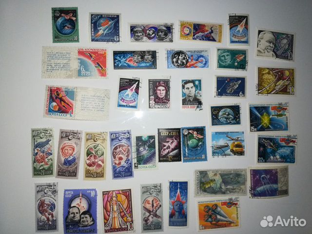 Коллекция советских марок различной тематики