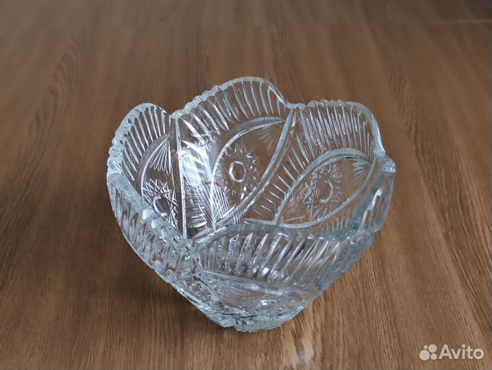 Ваза хрусталь