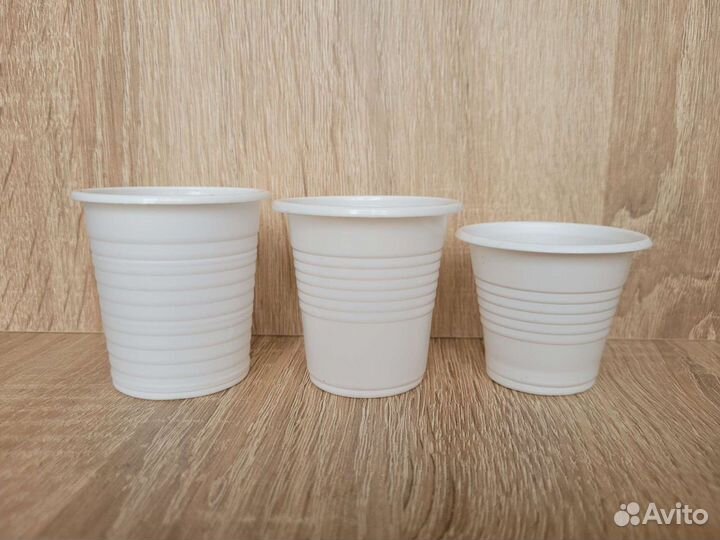 Стаканчики 100шт (50мл, 74мл, 80мл)