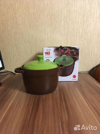 Кастрюля новая керамическая Wellberg 3,5 л