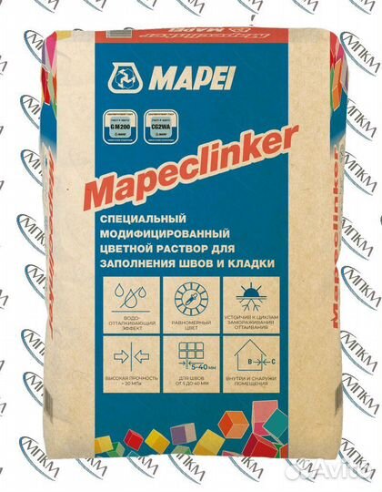 Универсальная строительная смесь mapeclinker