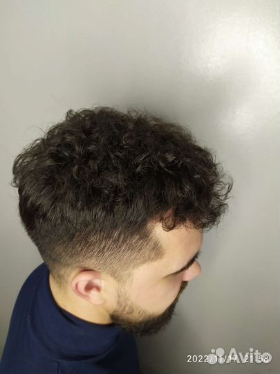 Химическая завивка мужская