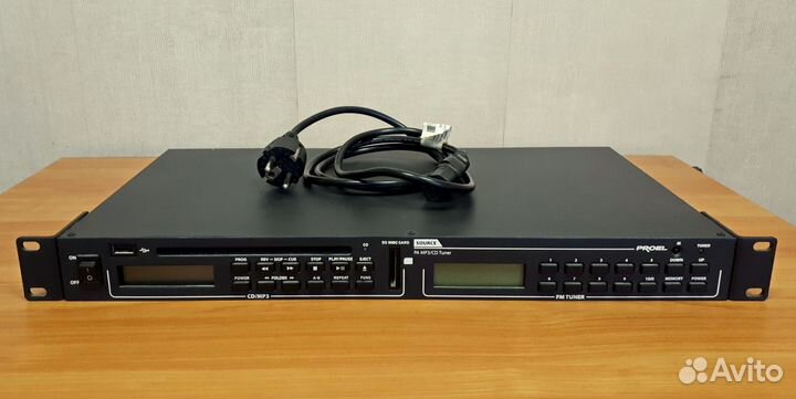 Proel PA Source проигрыватель дисков +FM тюнер