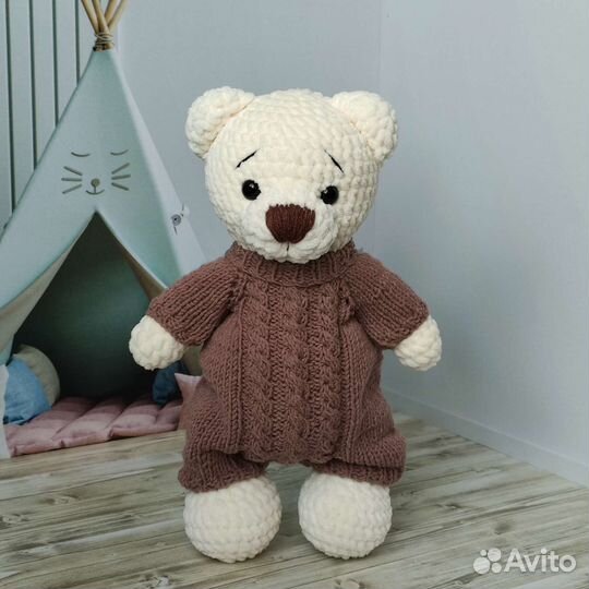 Мишка мягкая игрушка ручной работы