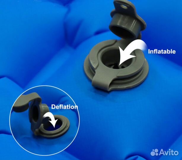 Туристический надувной матрас для кемпинга