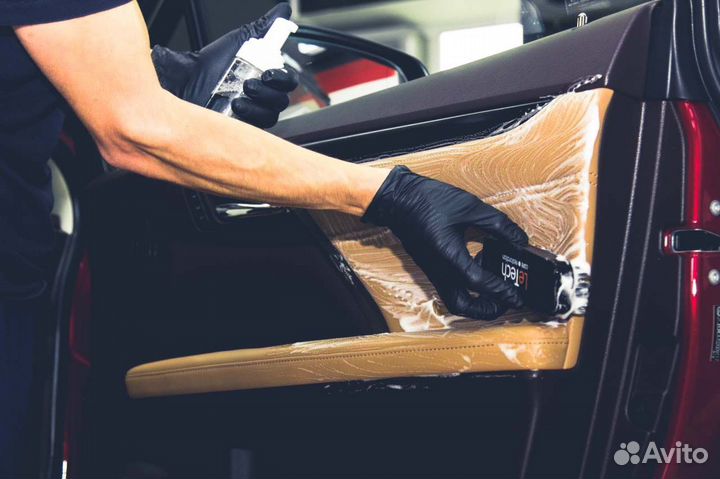 Химчистка авто, Полировка