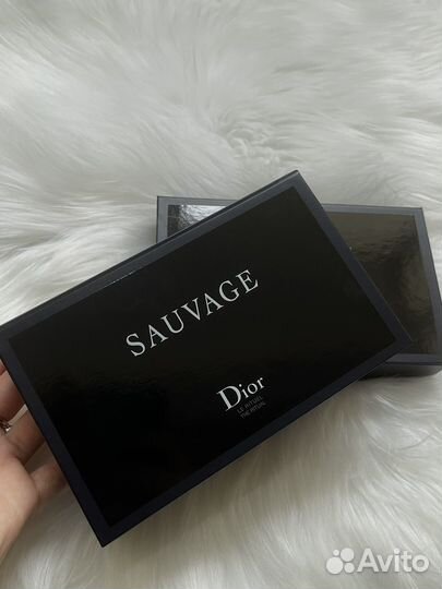Dior sauvage подарочный мужской набор