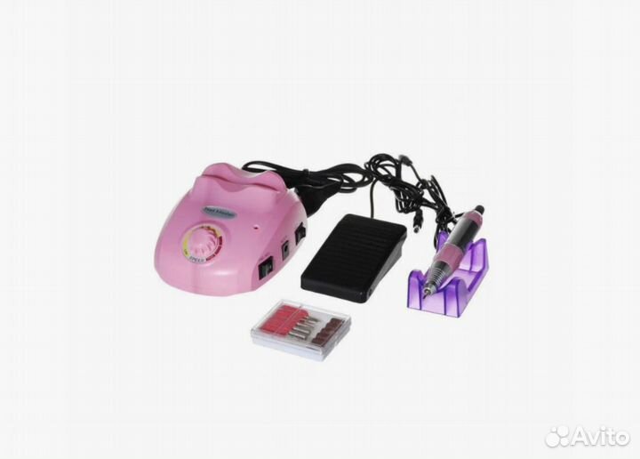 Пилка электрическая для маникюра педикюра 18 насад