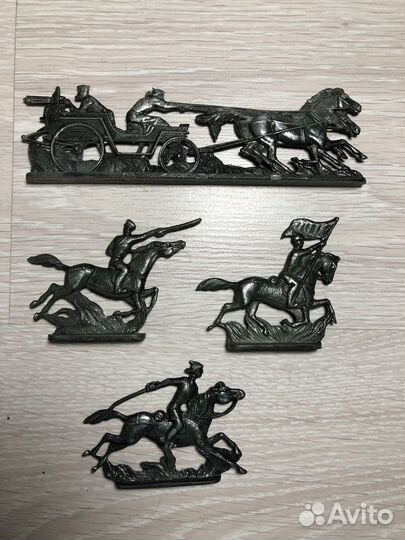 Солдатики Красная конница металл СССР Астрецово