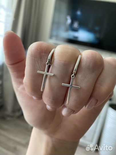 Серебряные серьги