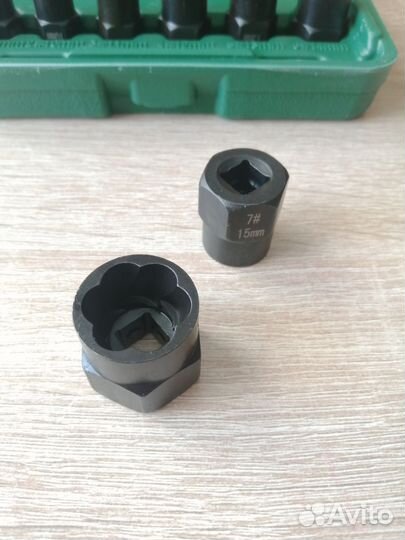 Набор головок для поврежденных болтов и гаек