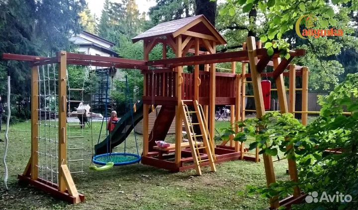 Спортивно игровая площадка Савушка 19 Семейная