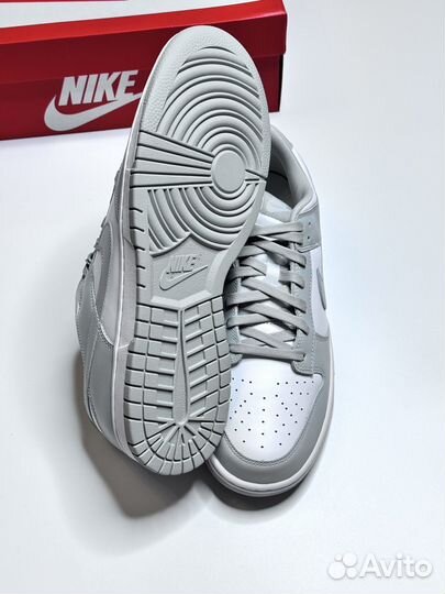 Оригинальные Кроссовки Nike Dunk Low Grey Fog