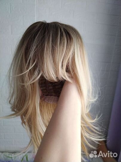 Парик блонд новый балаяж