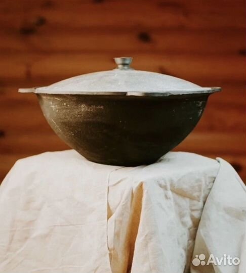 Казан чугунный узбекский