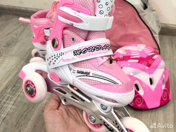 Детские ролики и защита новые