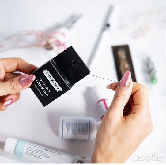 Нить для разметки бровей