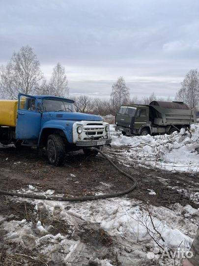 Доставка воды водовозом