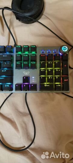 Наушники hyperx cloud stinger + aula f2088