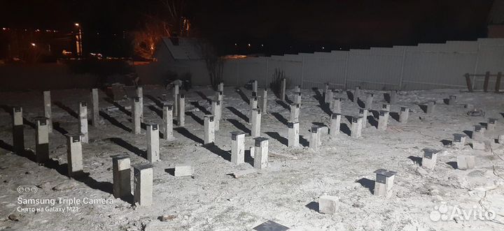 Фундамент жб сваи для дома
