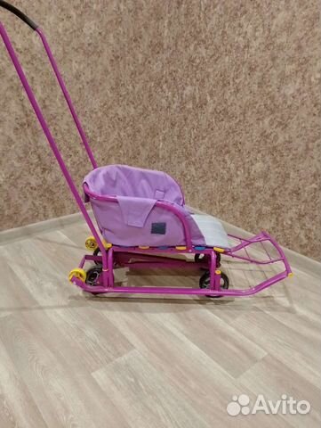 Детские санки коляска
