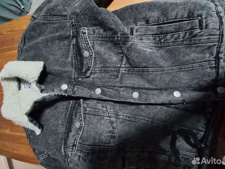 Куртка мужская джинсовая утепленная