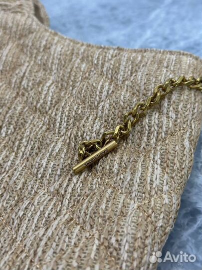 Сумка Saintlaurent рафия