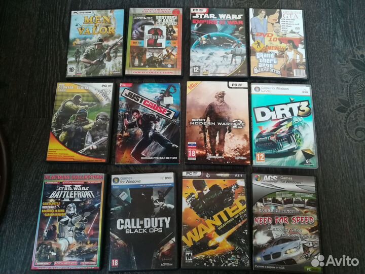 Компьютерные диски с играми на пк