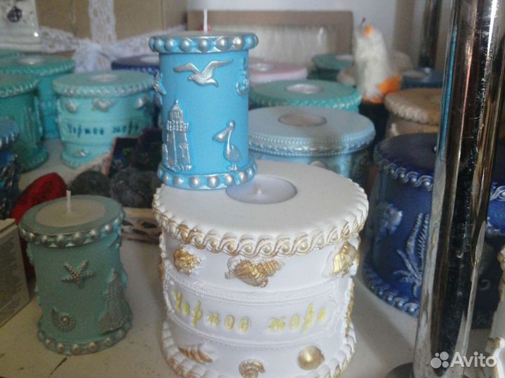 Свечи ручной работы сувенирные оптом