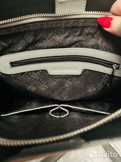 Сумка натуральная кожа elegannza новая