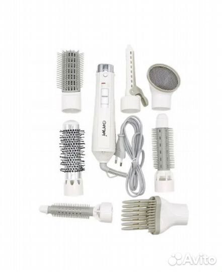Фен-плойка расческа 8в1 (GM-4832)
