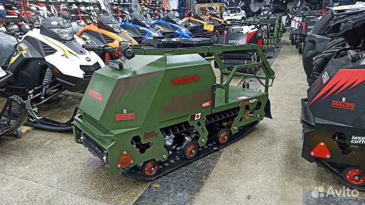 Мотобуксировщик ikudzo 1250/500 K9 хаки