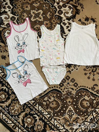 Летние вещи пакетом на девочку 98 104