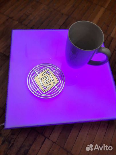 Genshin impact/ Подставка под кружку/Гео