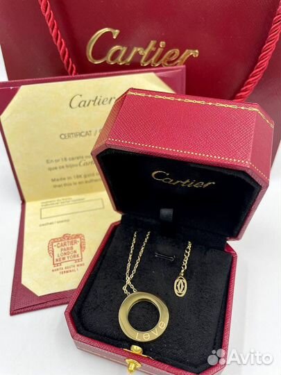 Cartier love подвеска