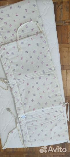 Бортики в детскую кроватку тонкие