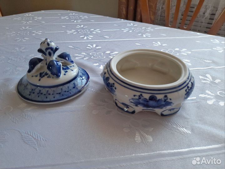 Посуда Гжель, СССР, ручная работа