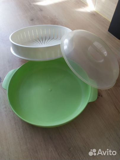 Тарелка для приготовления еды в микроволновке