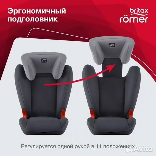 NEW Автокресло Britax Romer Kid II от 4 до 12 лет