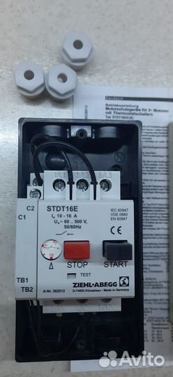 Реле защиты Ziehel Abegg stdt 16