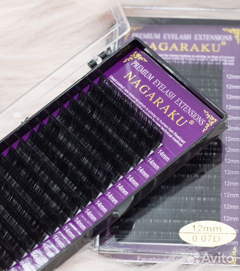 Ресницы для наращивания 0,07 / 0,10 / 0,12 / 0,15