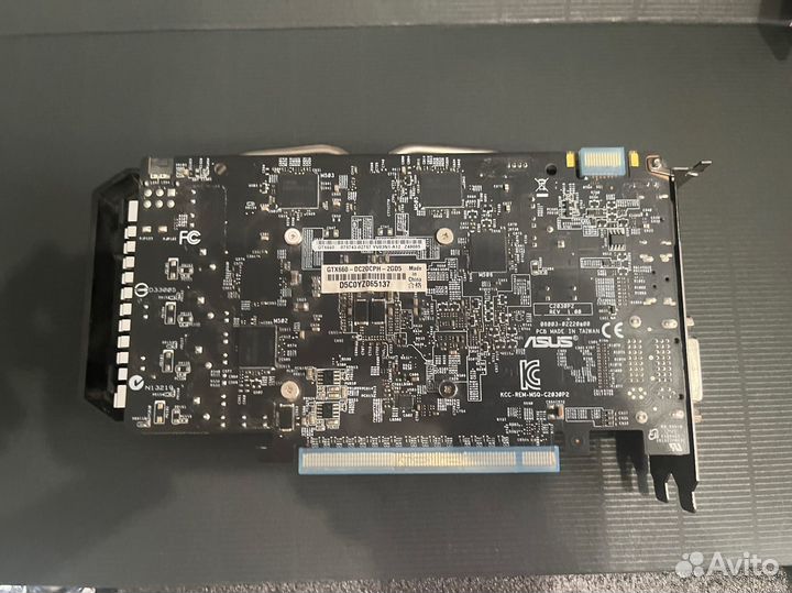 Видеокарта Asus Geforce GTX 660